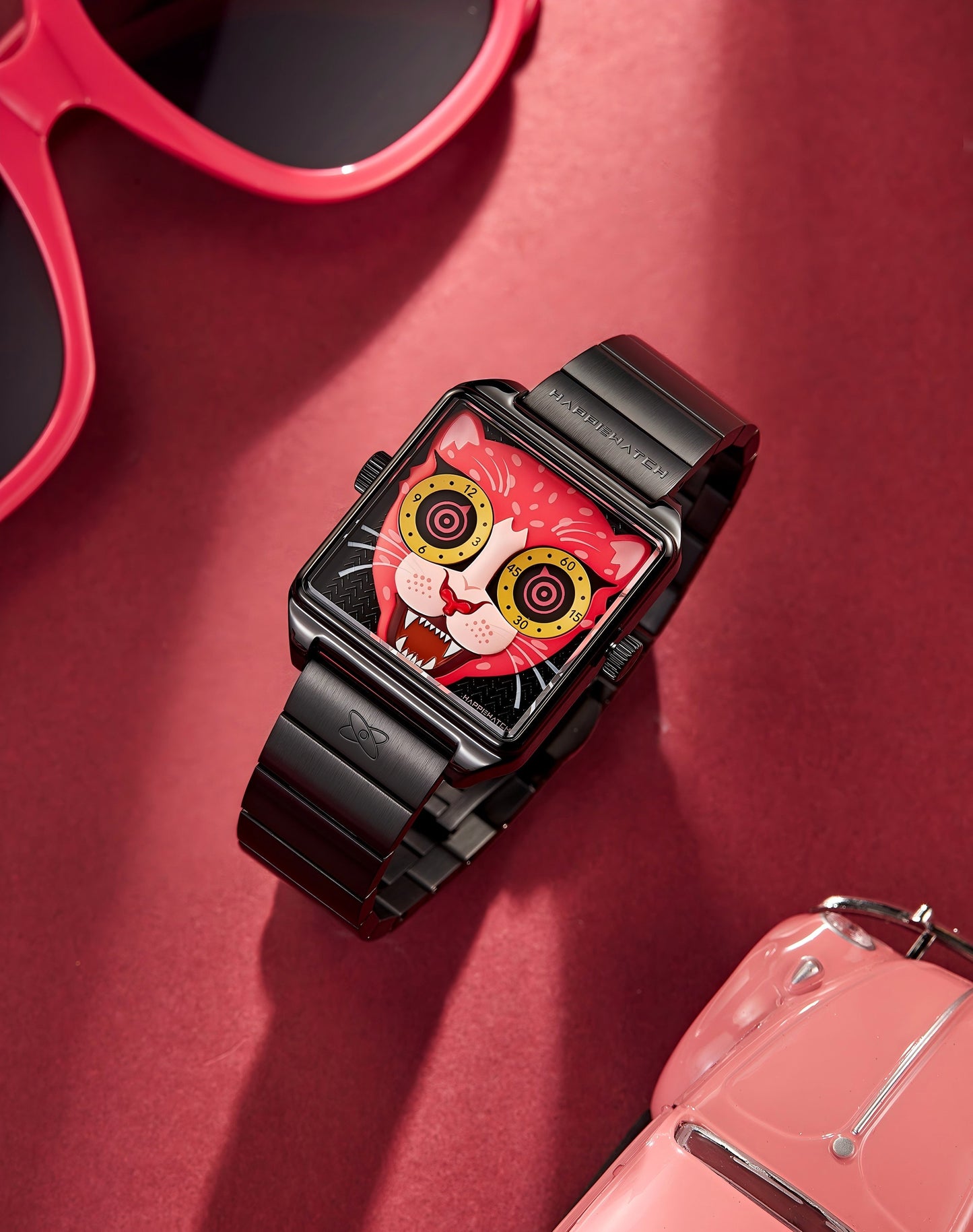 HappieWatch Pink Panther Spirit:Where Wild Style Meets Art HappieWatch