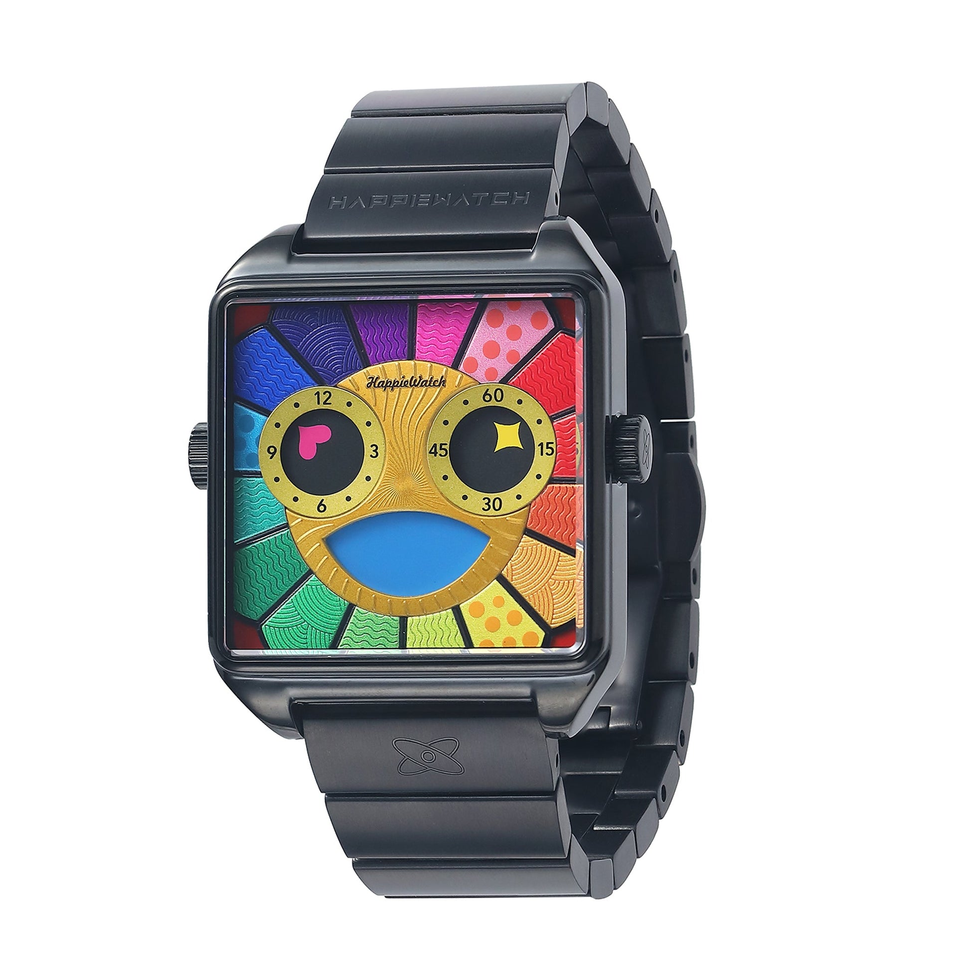 HappieWatch "The Sunflower" Colorful Abstract Art Watch HappieWatch