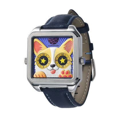 HappieWatch “The Corgi Rebel” — Modern Dog Watch with Attitude HappieWatch
