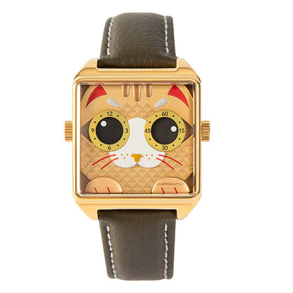 【New】Gold Lucky Cat - HappieWatch
