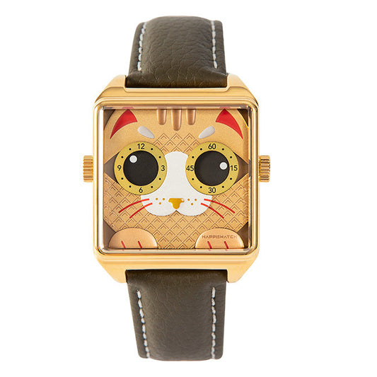 【New】Gold Lucky Cat - HappieWatch