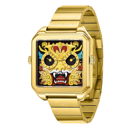 HappieWatch Gold Dragon - The Ultimate Luxury Watch HappieWatch