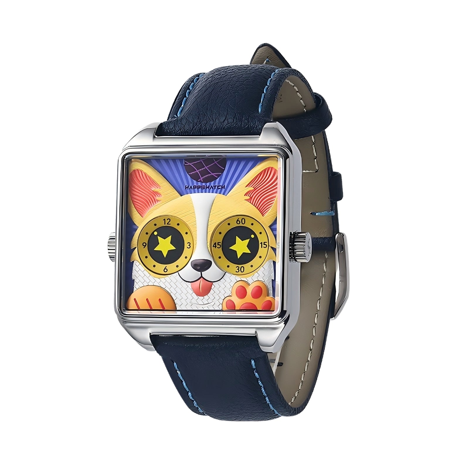 HappieWatch “The Corgi Rebel” — Modern Dog Watch with Attitude HappieWatch