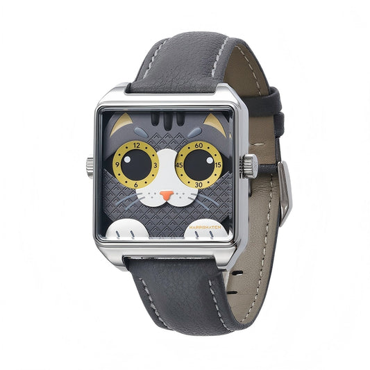 HappieWatch “The Shadow Walker” — The Meteorite Cat of Silent Strength HappieWatch