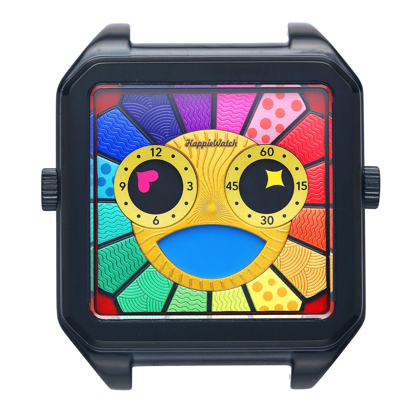 HappieWatch "The Sunflower" Colorful Abstract Art Watch HappieWatch