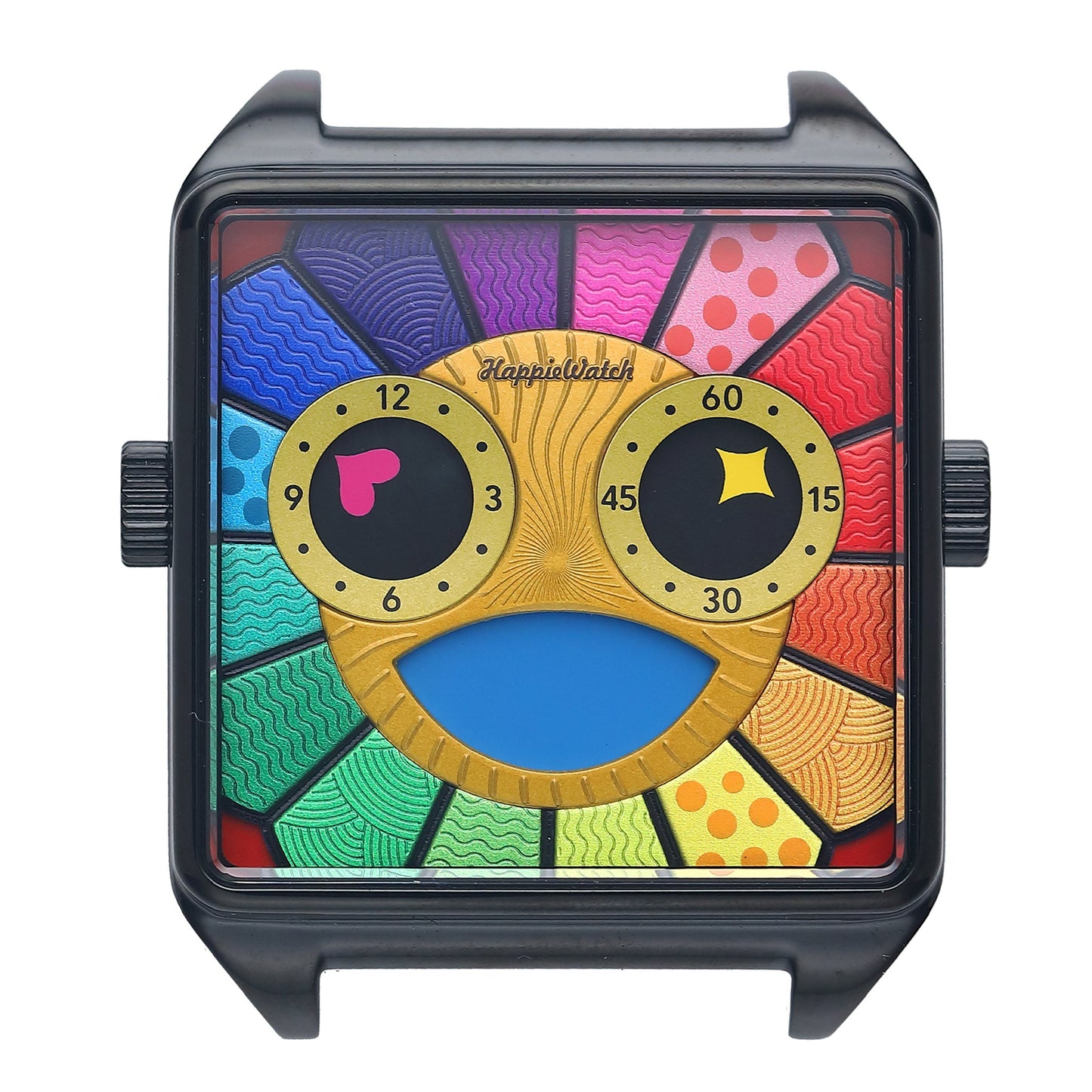 HappieWatch "The Sunflower" Colorful Abstract Art Watch HappieWatch