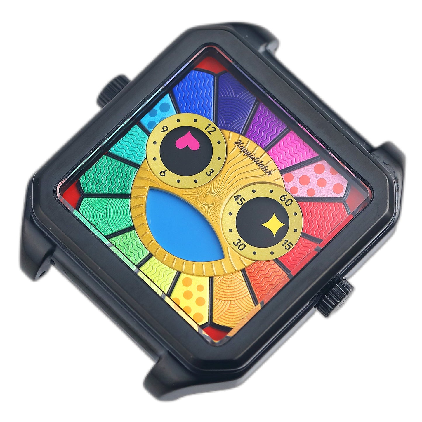 HappieWatch "The Sunflower" Colorful Abstract Art Watch HappieWatch