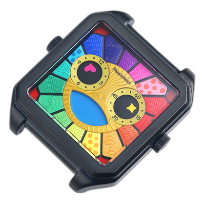 HappieWatch "The Sunflower" Colorful Abstract Art Watch HappieWatch