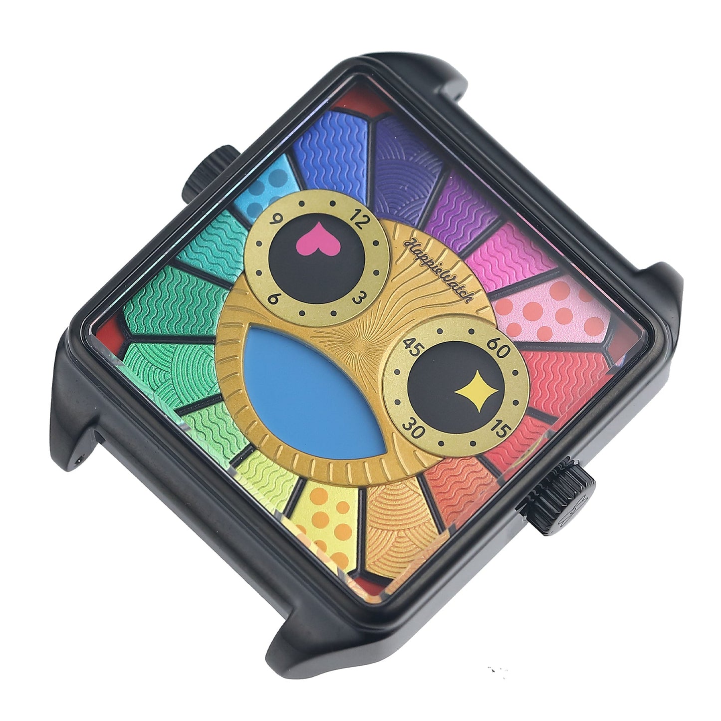 HappieWatch "The Sunflower" Colorful Abstract Art Watch HappieWatch