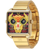 Unisex wristwatch, cool watch, bull, HappieWatch