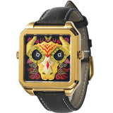 Unisex wristwatch, cool watch, bull, HappieWatch