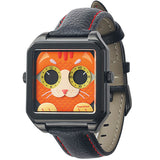 Unisex wristwatch, cool watch, ginger cat, HappieWatch