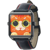 Unisex wristwatch, cool watch, ginger cat, HappieWatch